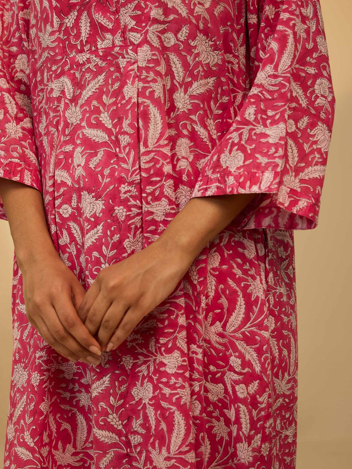 Lady In Pink Voile Kurta