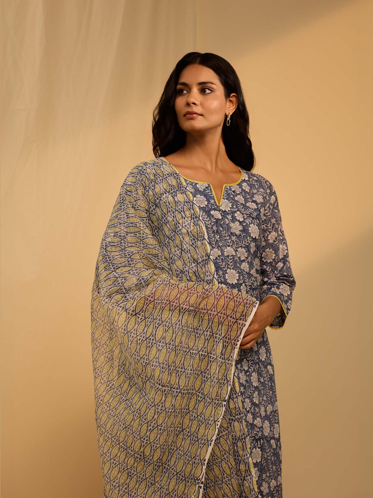 Cobalt Blue Kota Dupatta