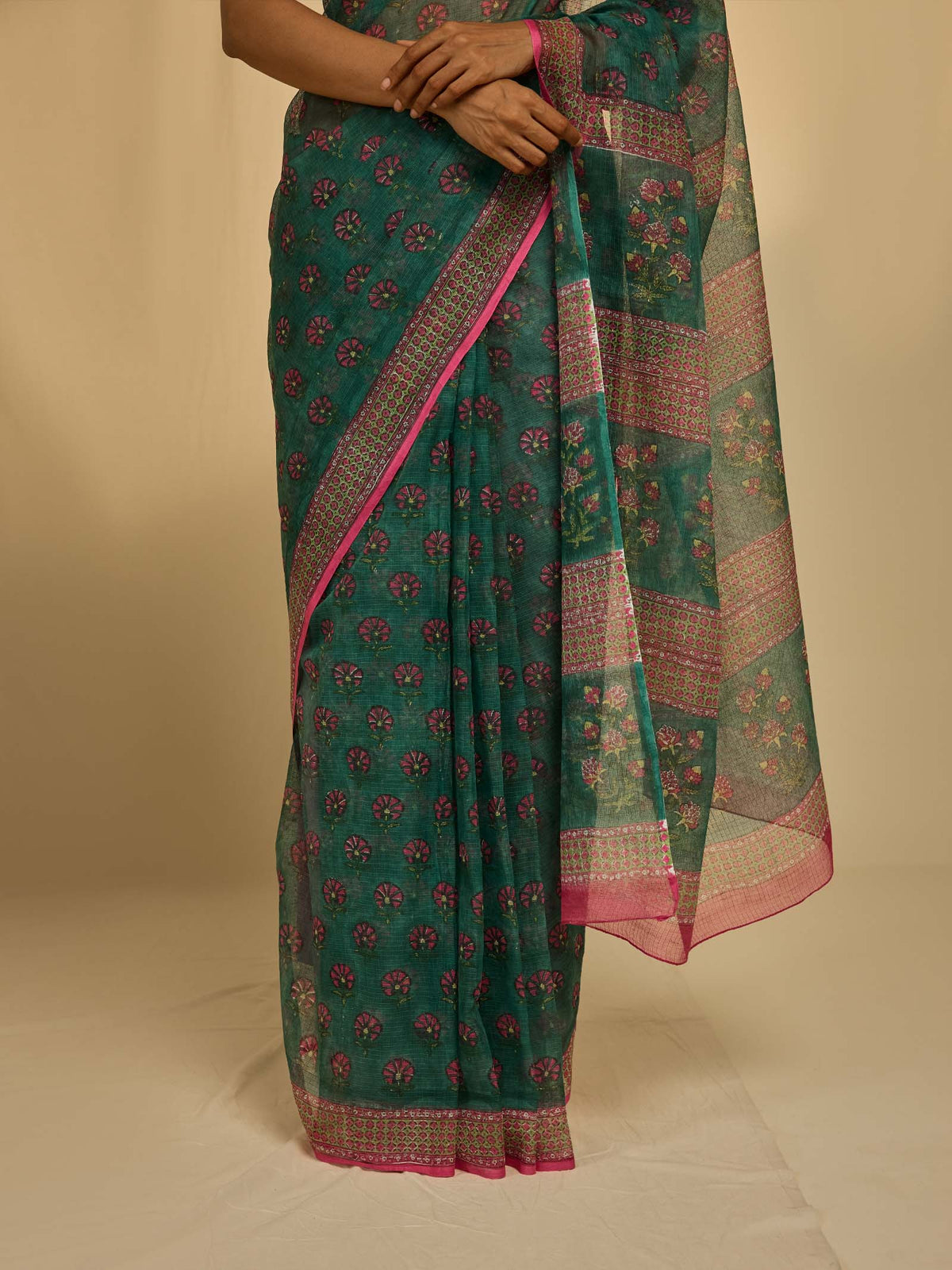 Emerald Kota Saree