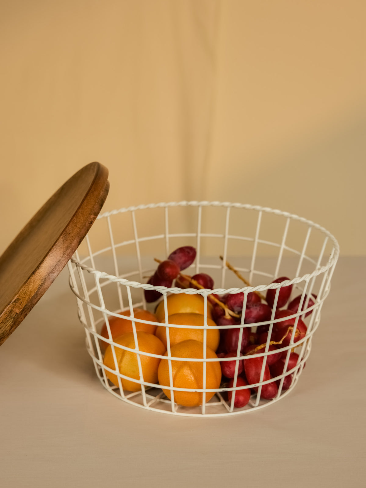 White Wire Basket