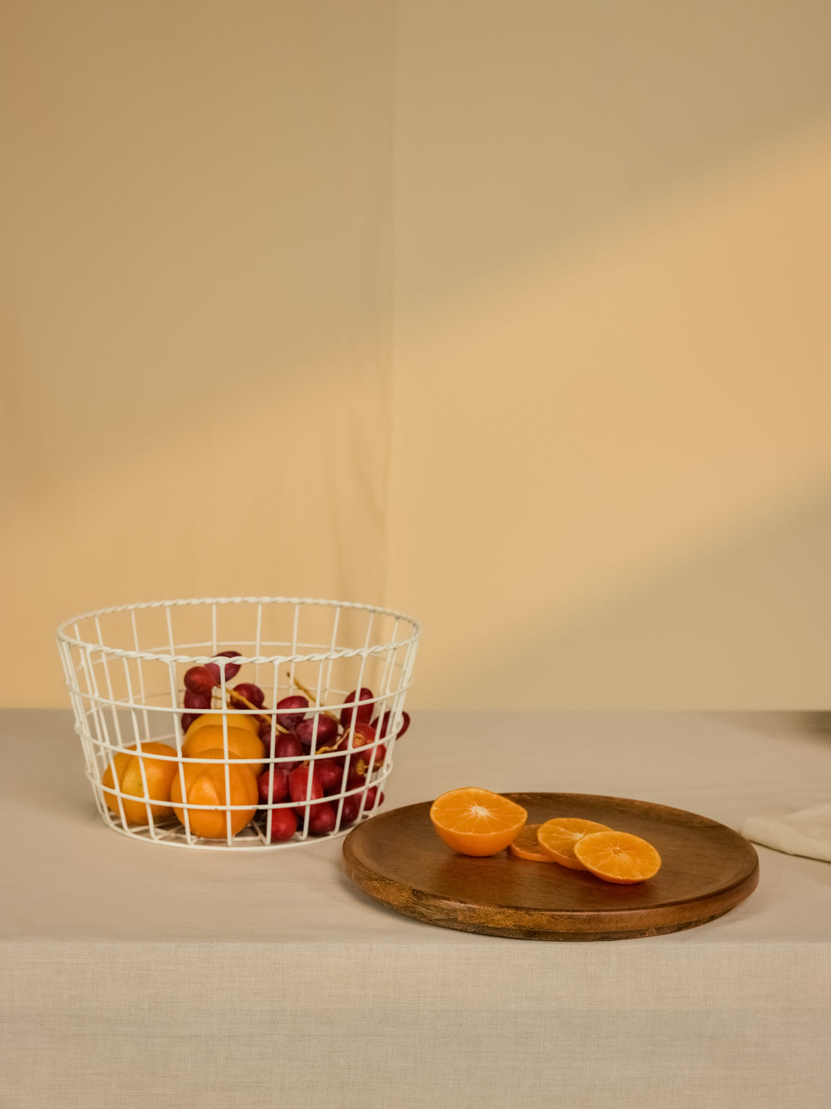 White Wire Basket