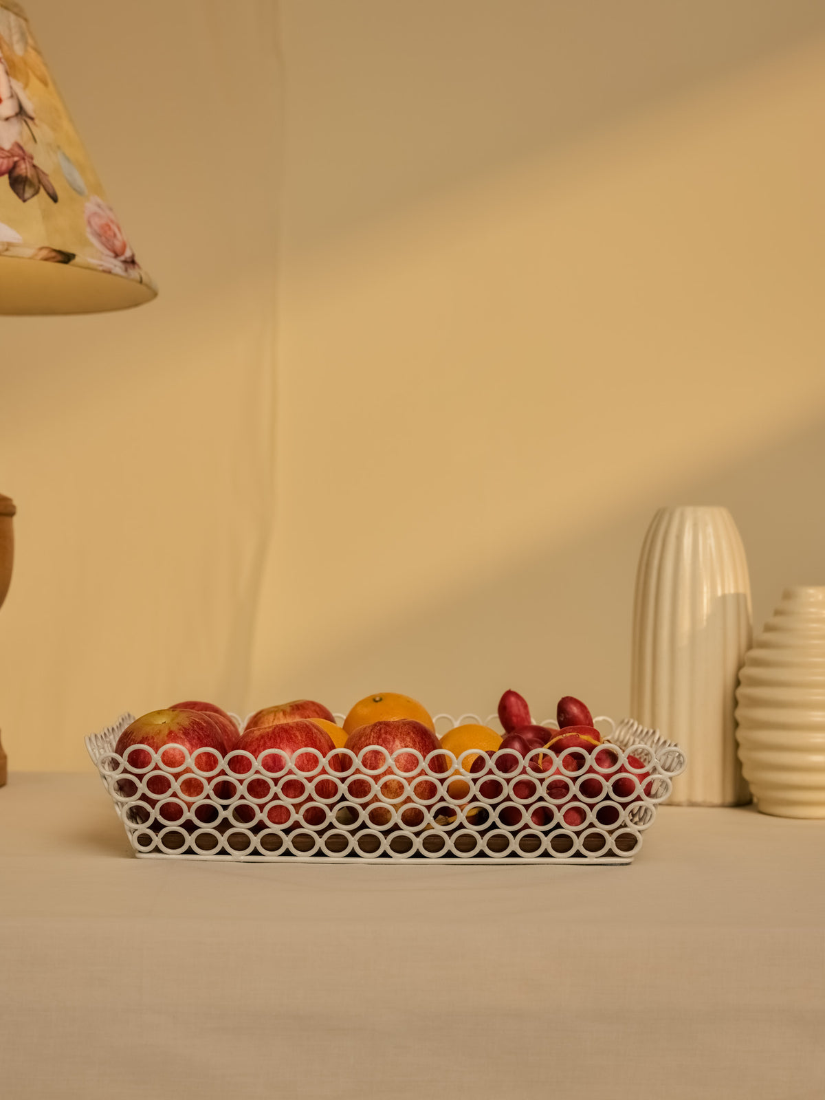 Jaali Basket - White