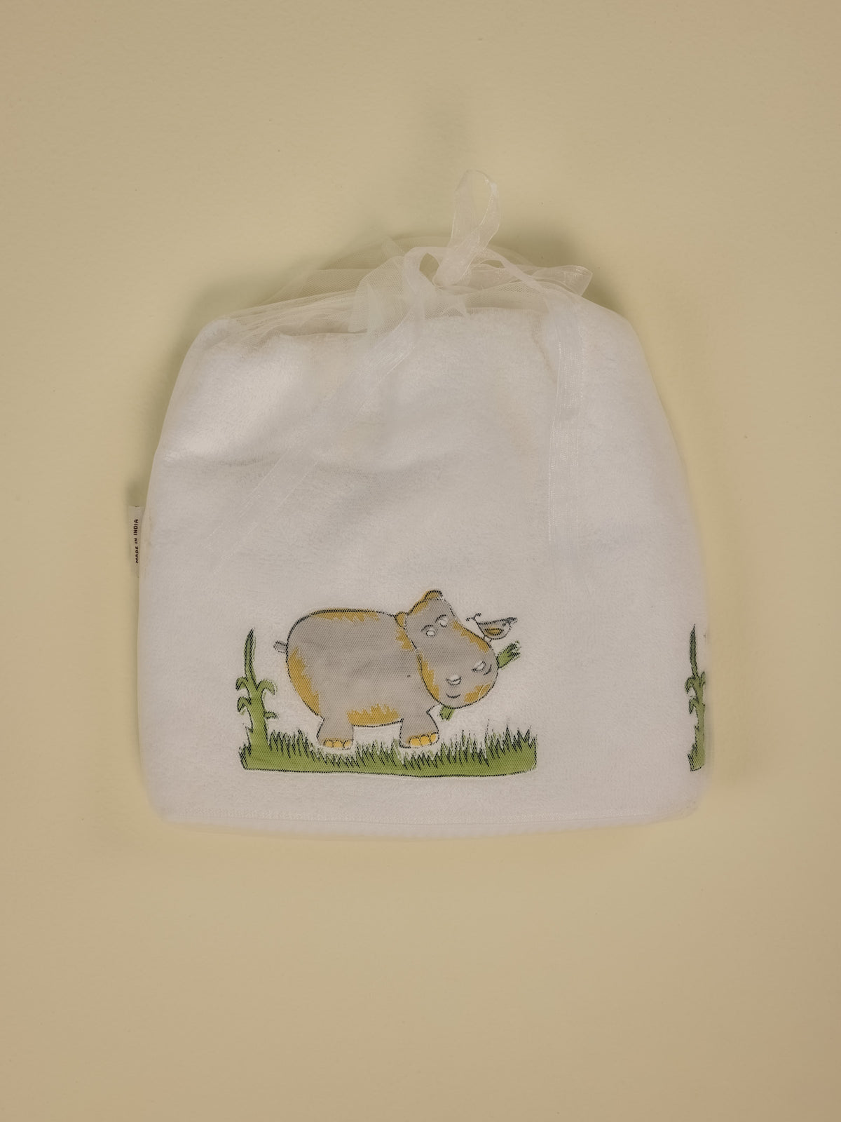 Hippo In The Grass Baby Towel