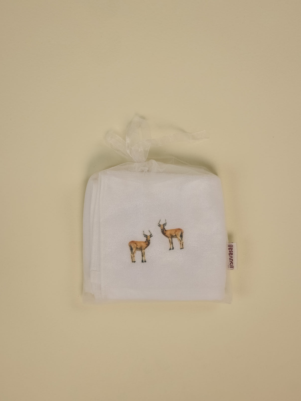Reedbuck White Face Towel (Set of 2)