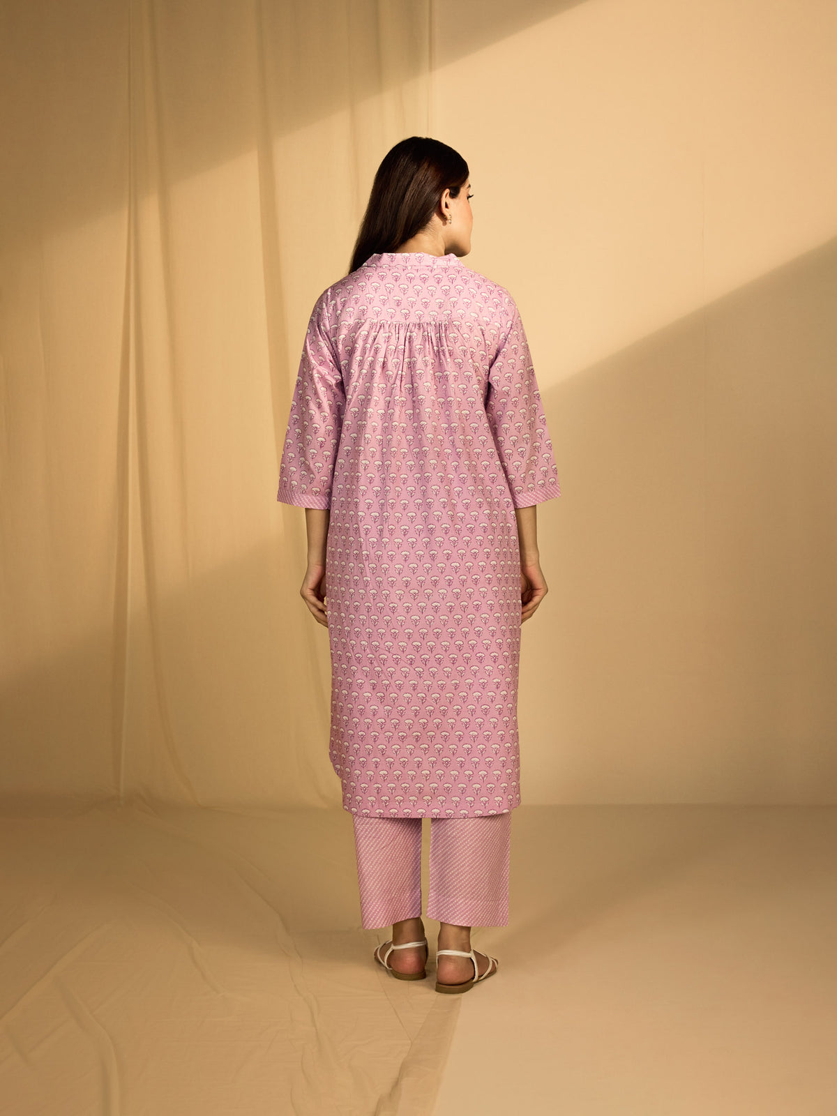 Little Lavender Cotton Kurta