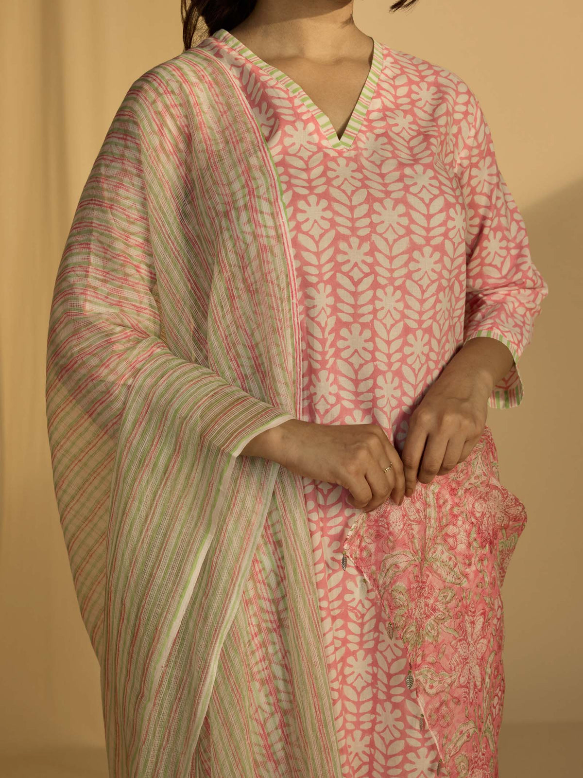 Tickled Pink Kota Dupatta