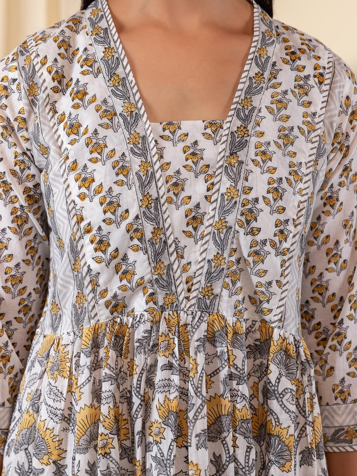 Mustard Field Voile Kurta