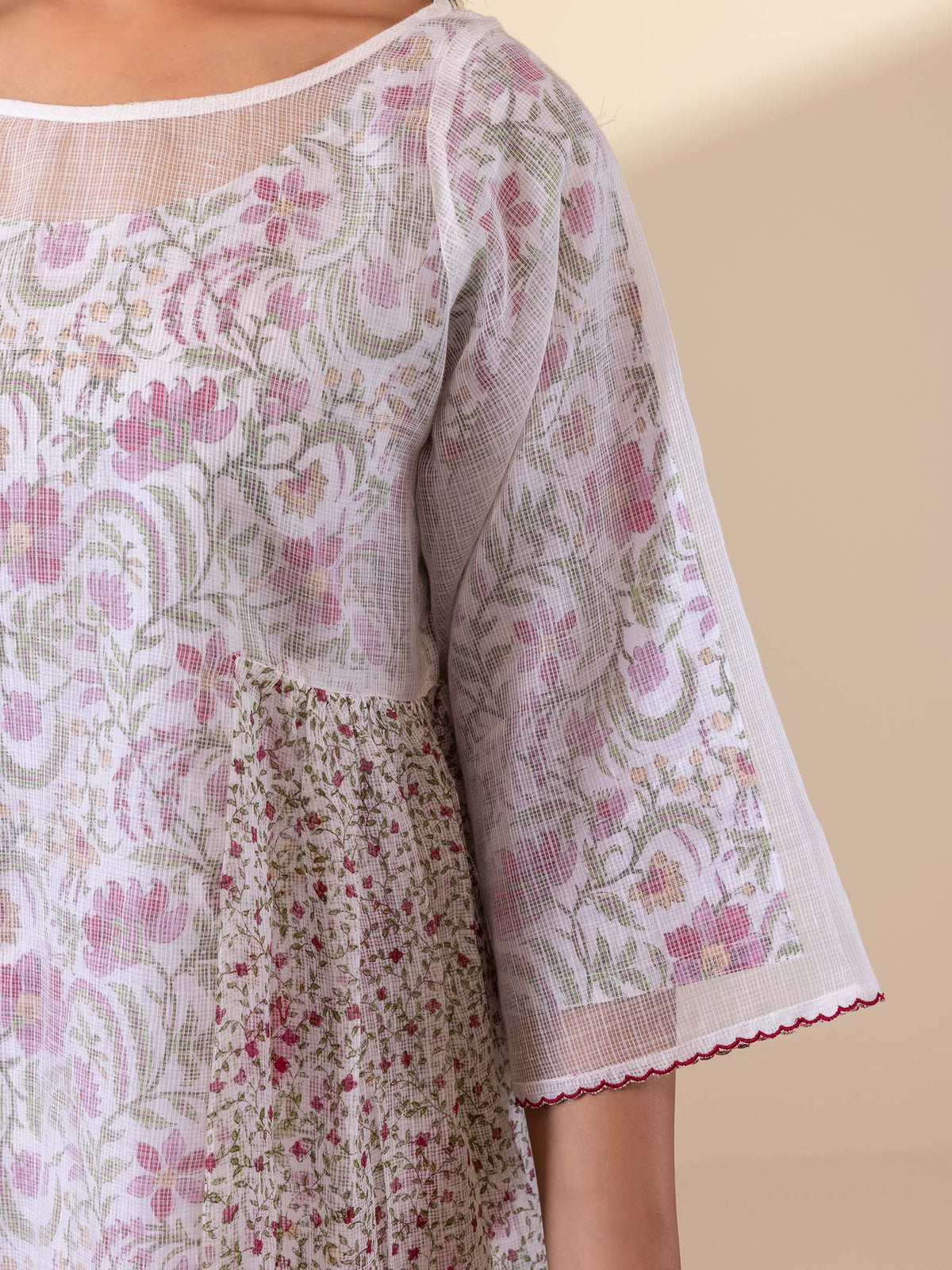 Inked Curls Cotton Tunic