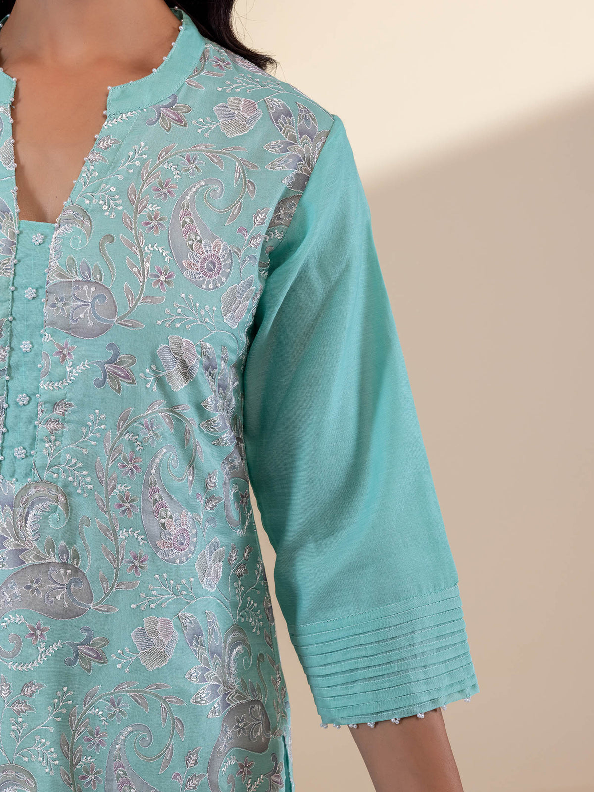 Shimmering Dusk Chanderi Kurta