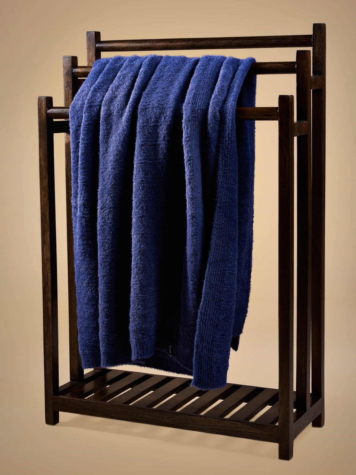 Woollen Throw Peacock