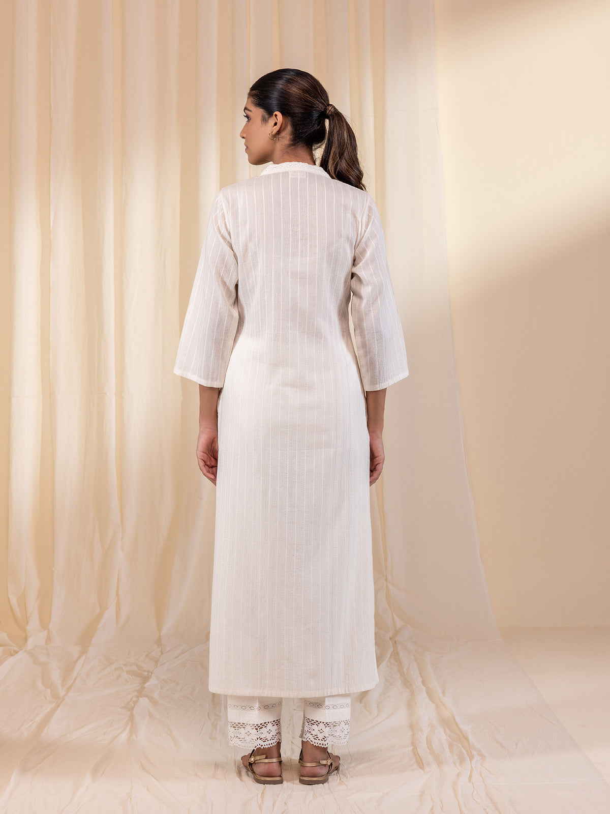 Skin Tones Almond Cotton Kurta