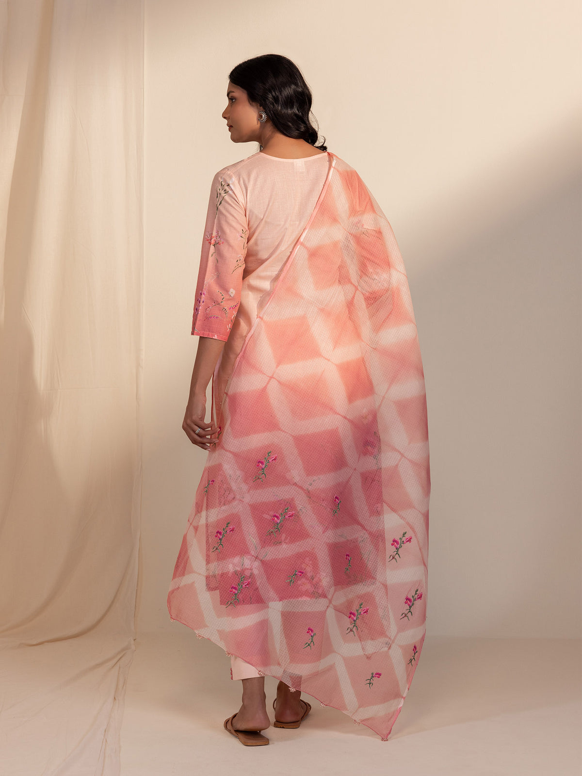WITP Peach Kota Dupatta