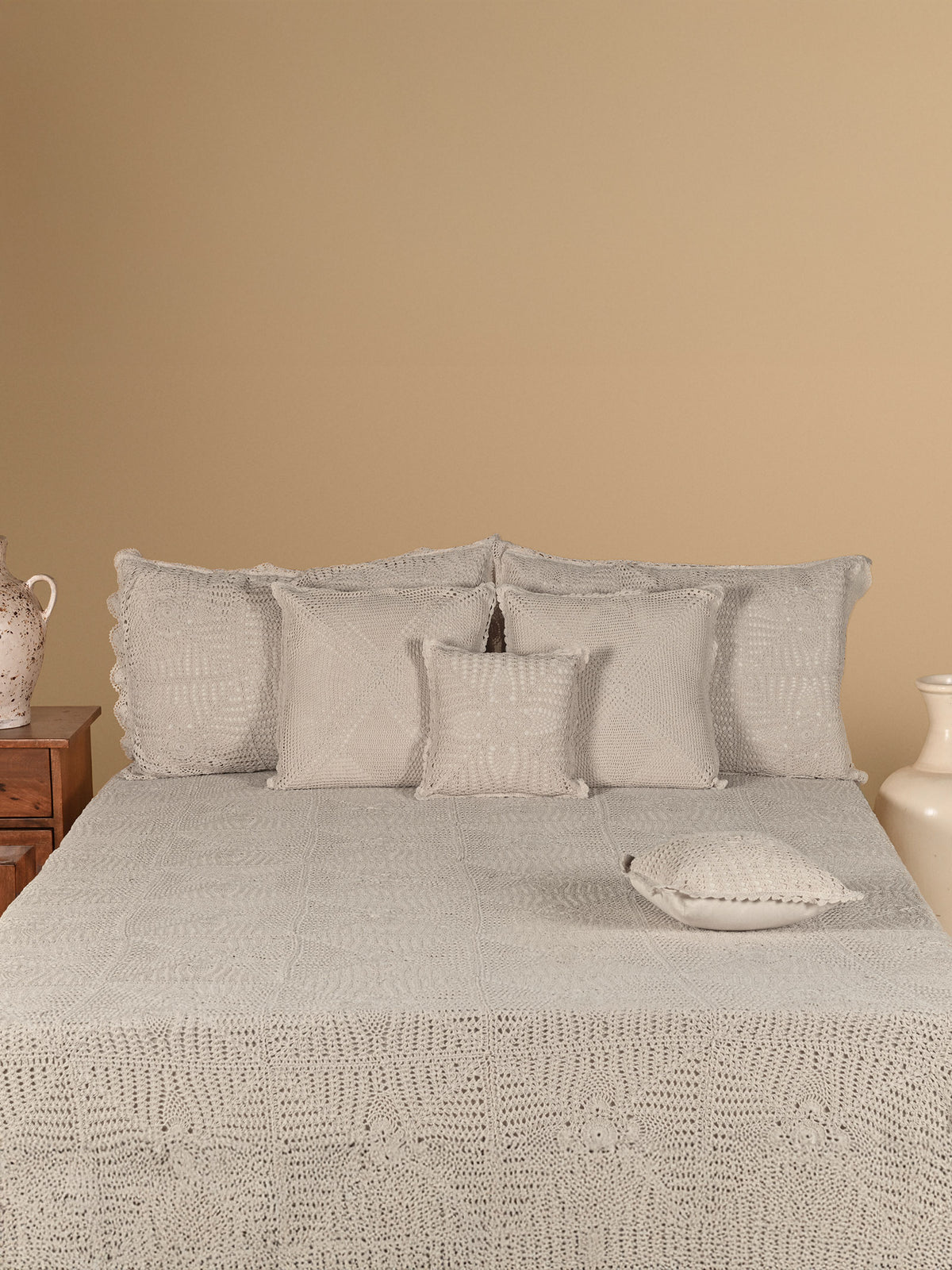 Crochet Classic Pillow Cover (Set of 2)