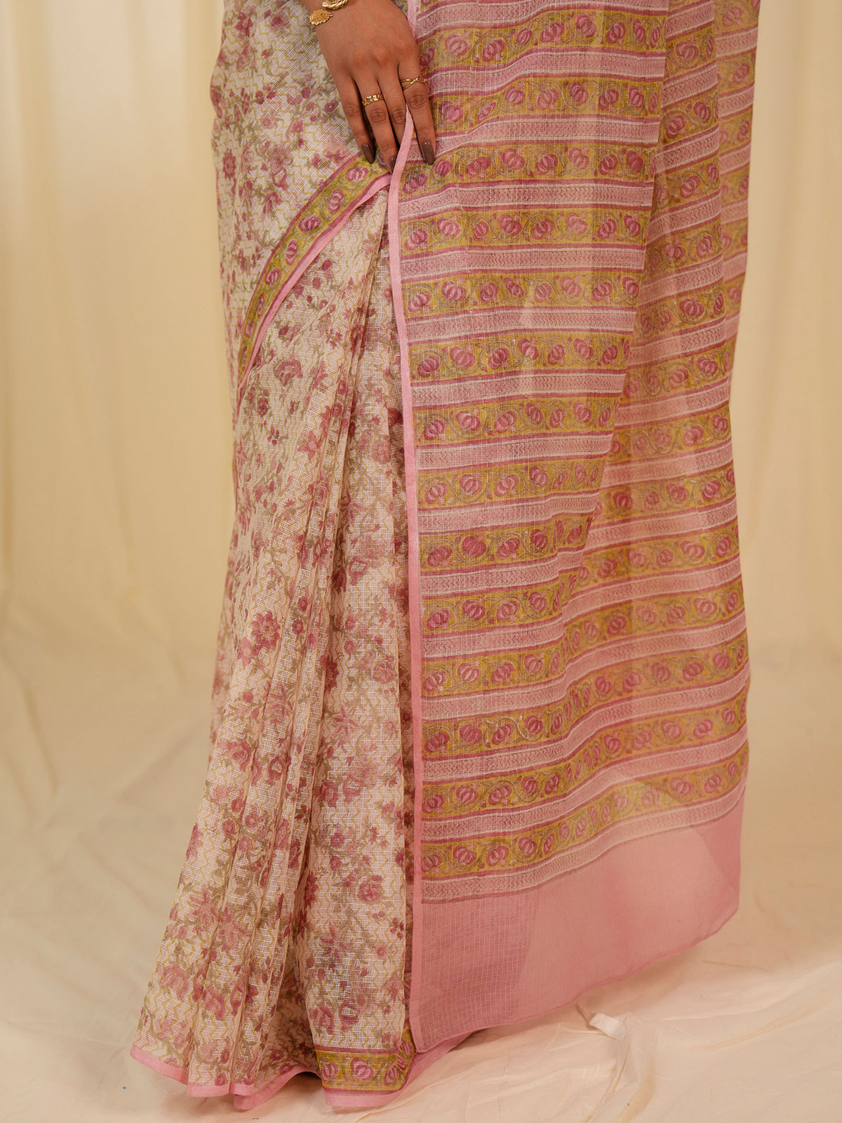 Barely Blush Kota Saree