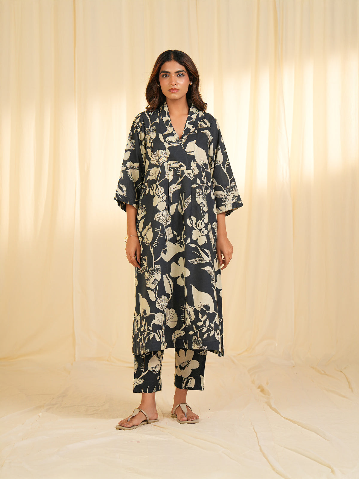 Basic Black Cotton Tunic