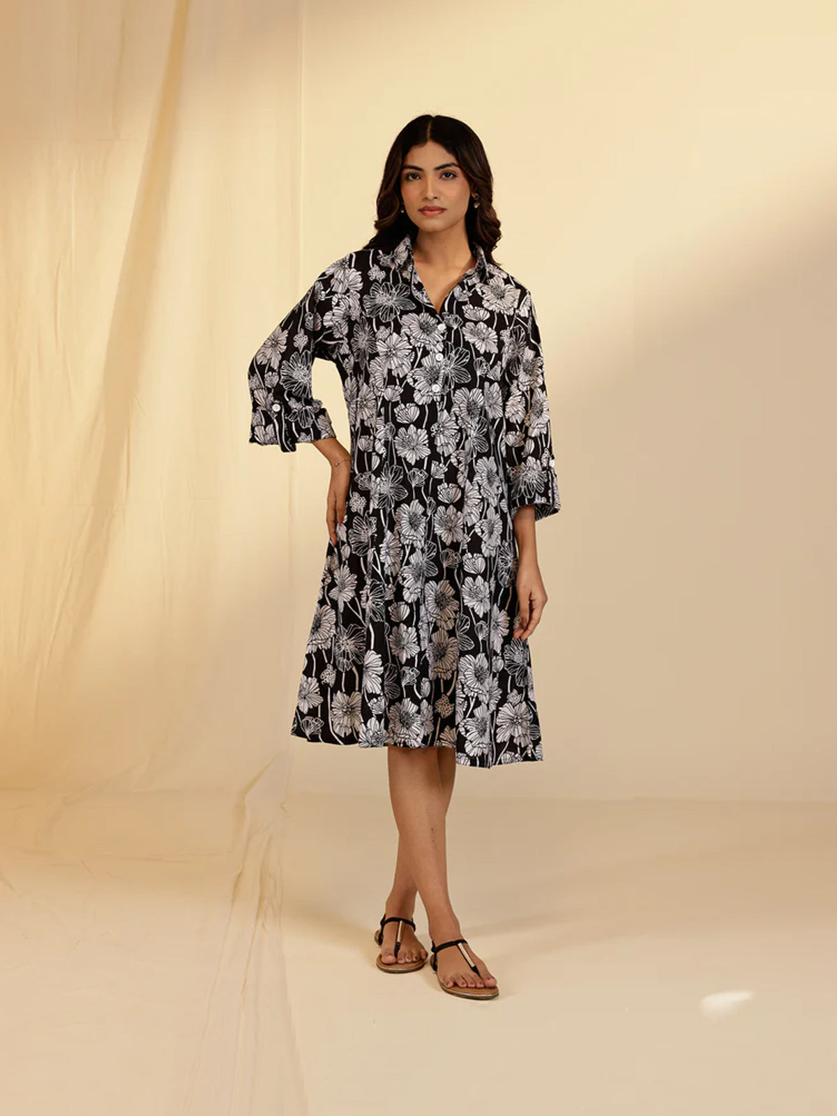 Black Sea Cotton Dress