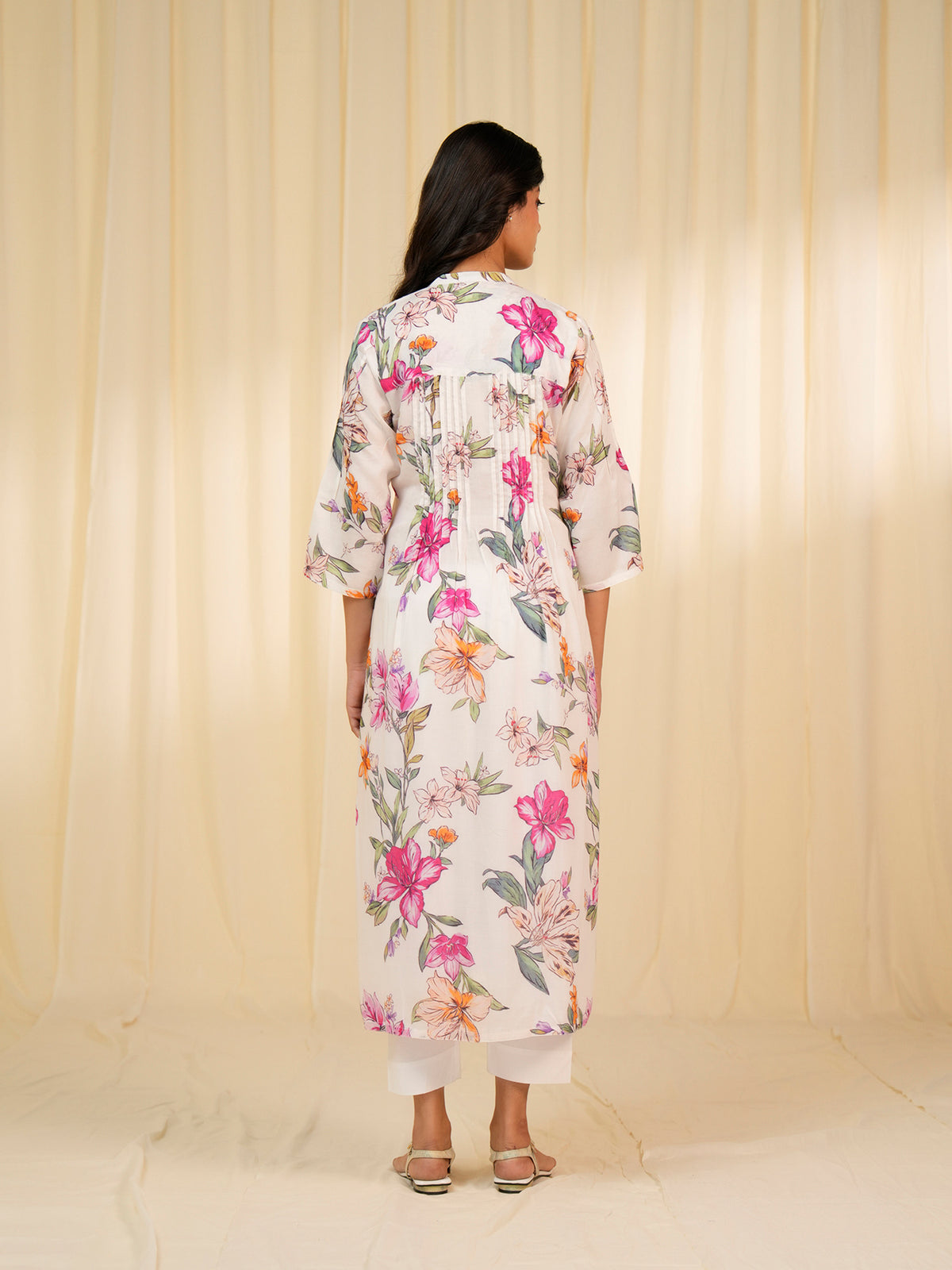 Bloom Meadow Viscose Kurta