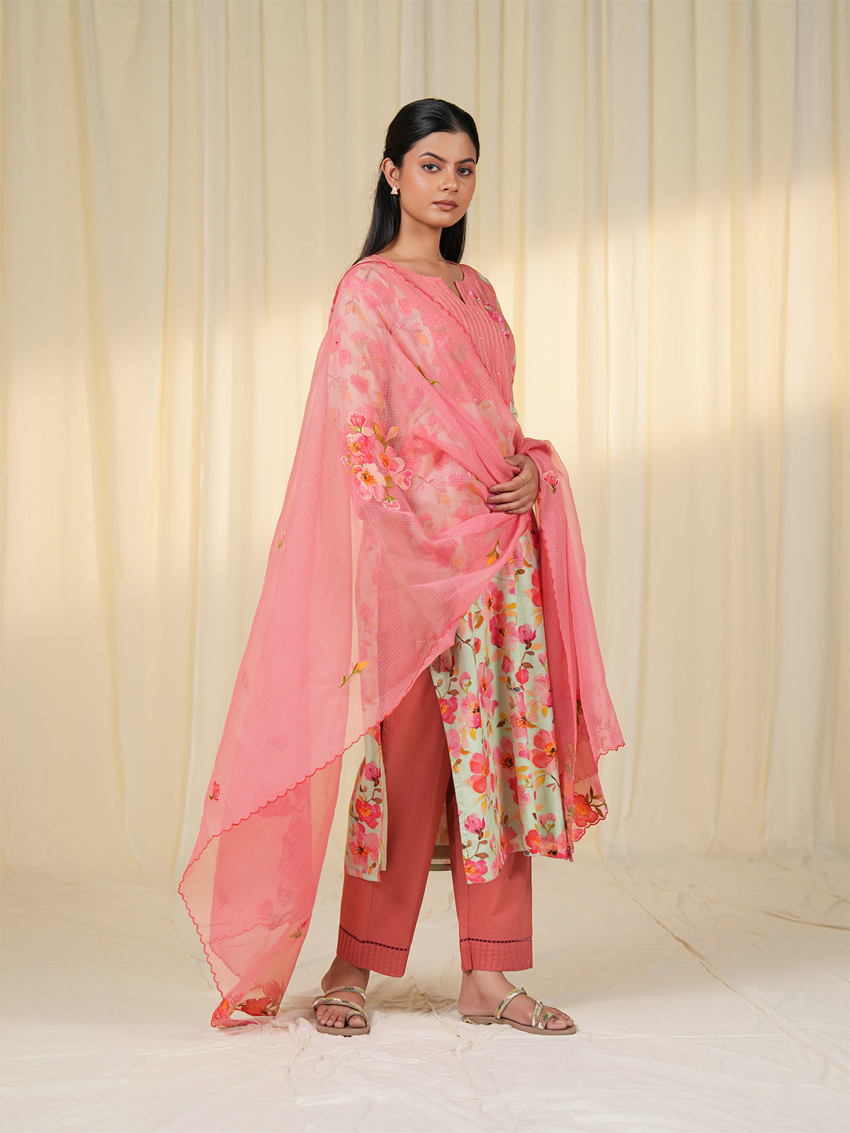 Blossom Mist Kota Dupatta