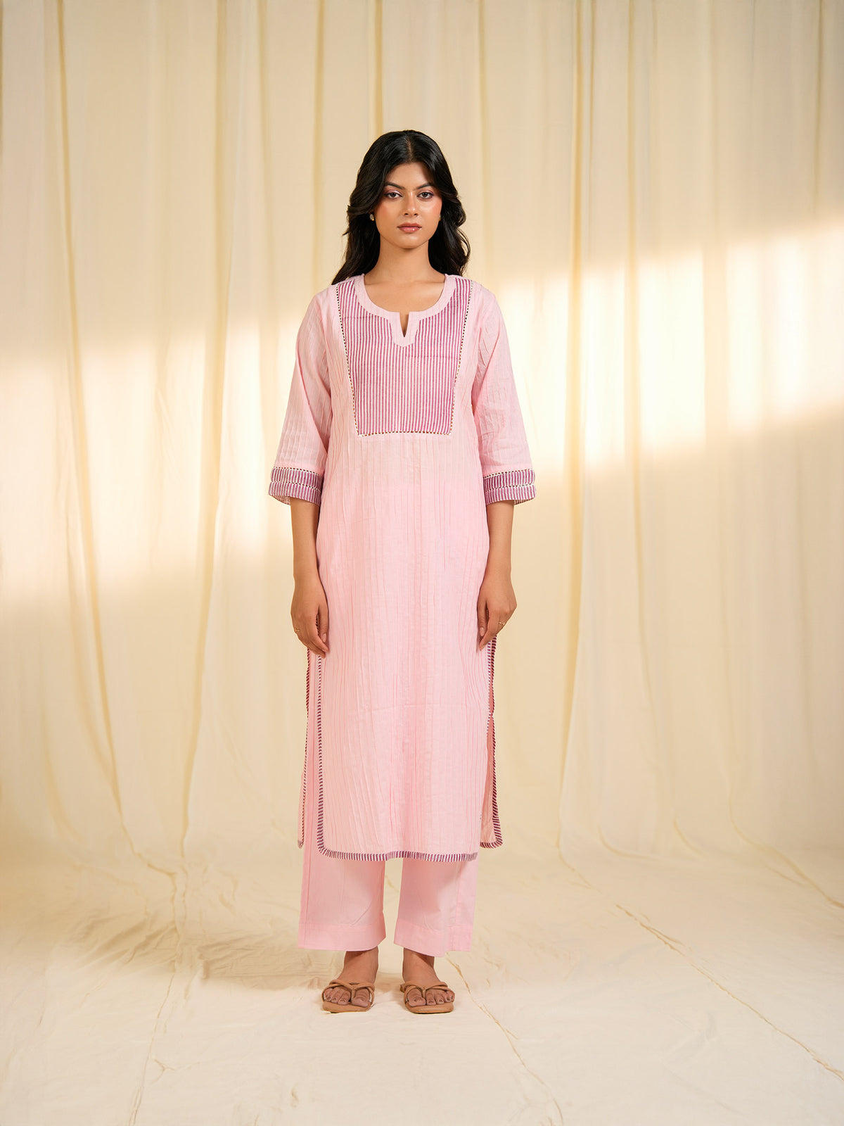 Bubble Tea Cotton Kurta