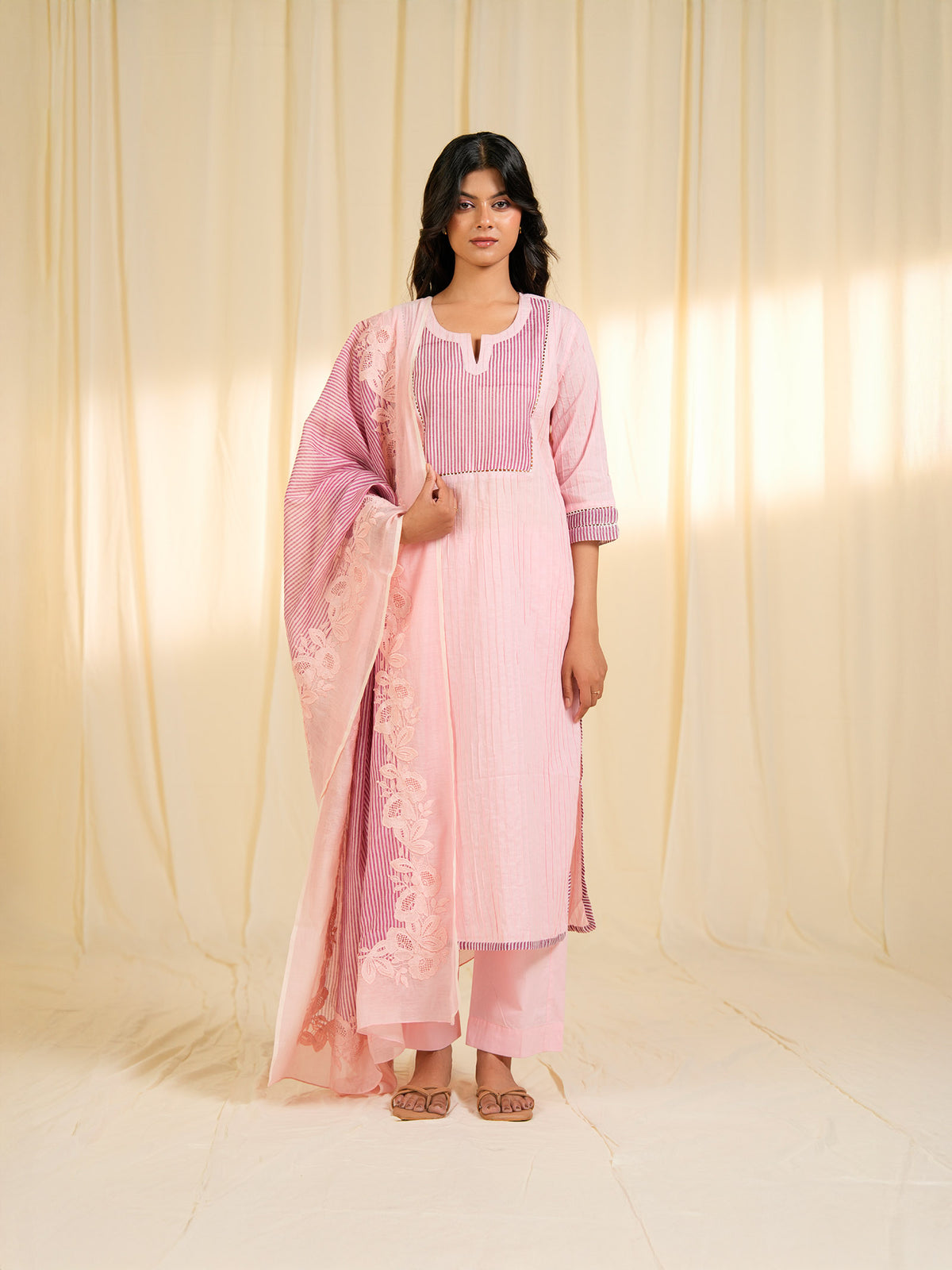 Bubble Tea Cotton Kurta