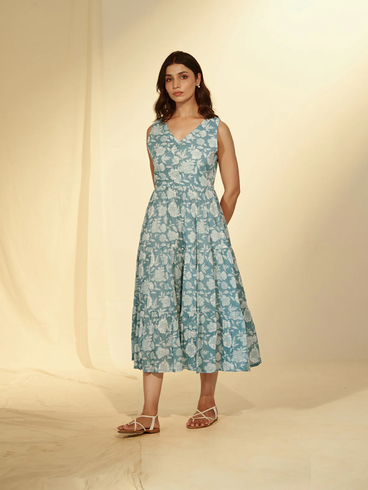 Caribbean Voile Dress