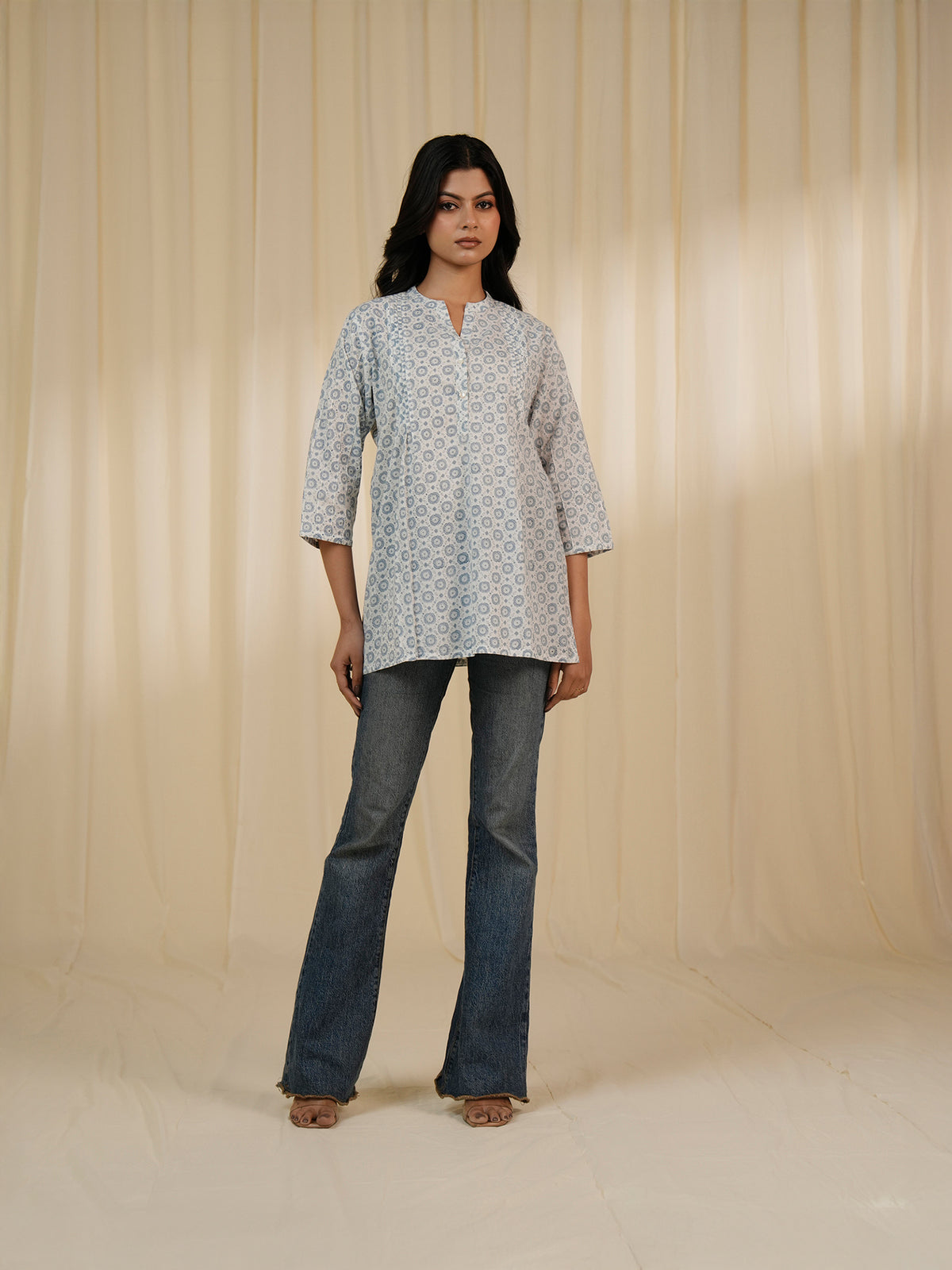 Celeste Rings Cotton Kurti