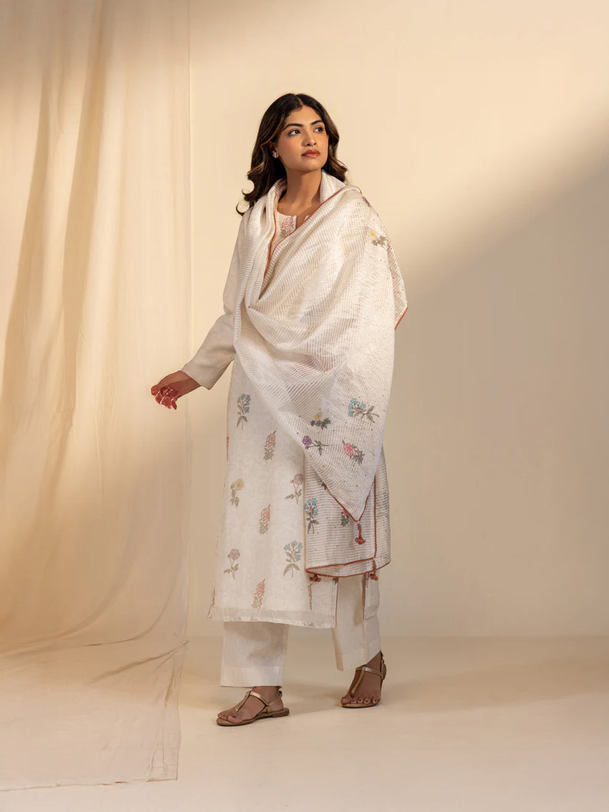 Razia Sultan Chanderi Dupatta