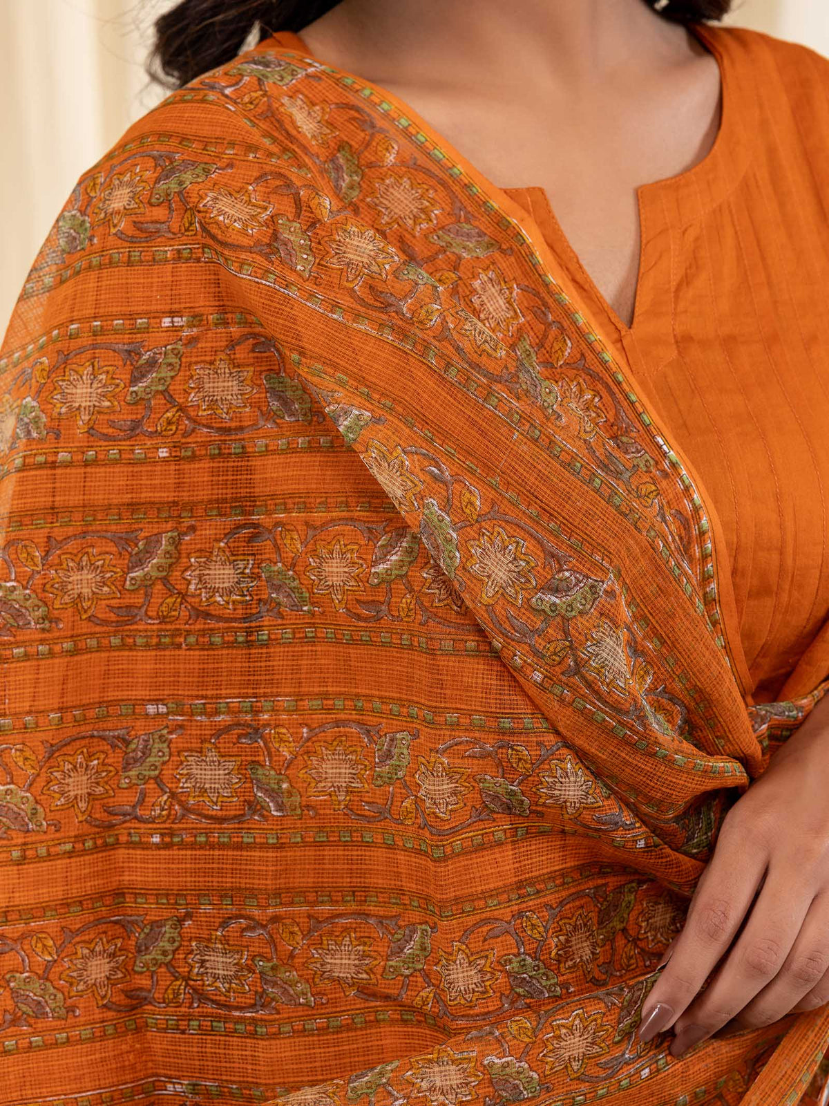 Fire Kota Dupatta