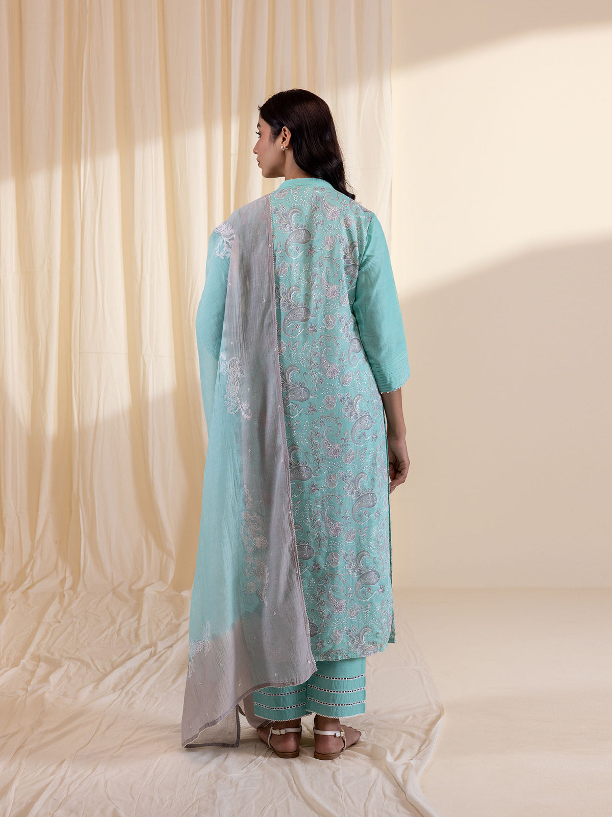 Shimmering Dusk Chanderi Dupatta