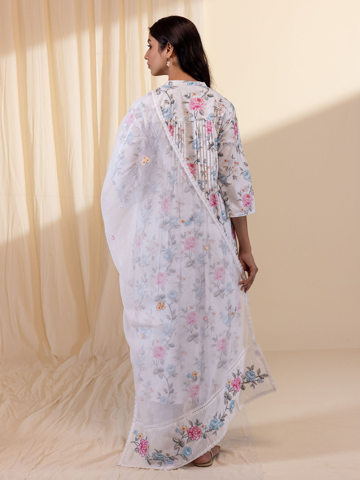 Rose Wine Kota Dupatta