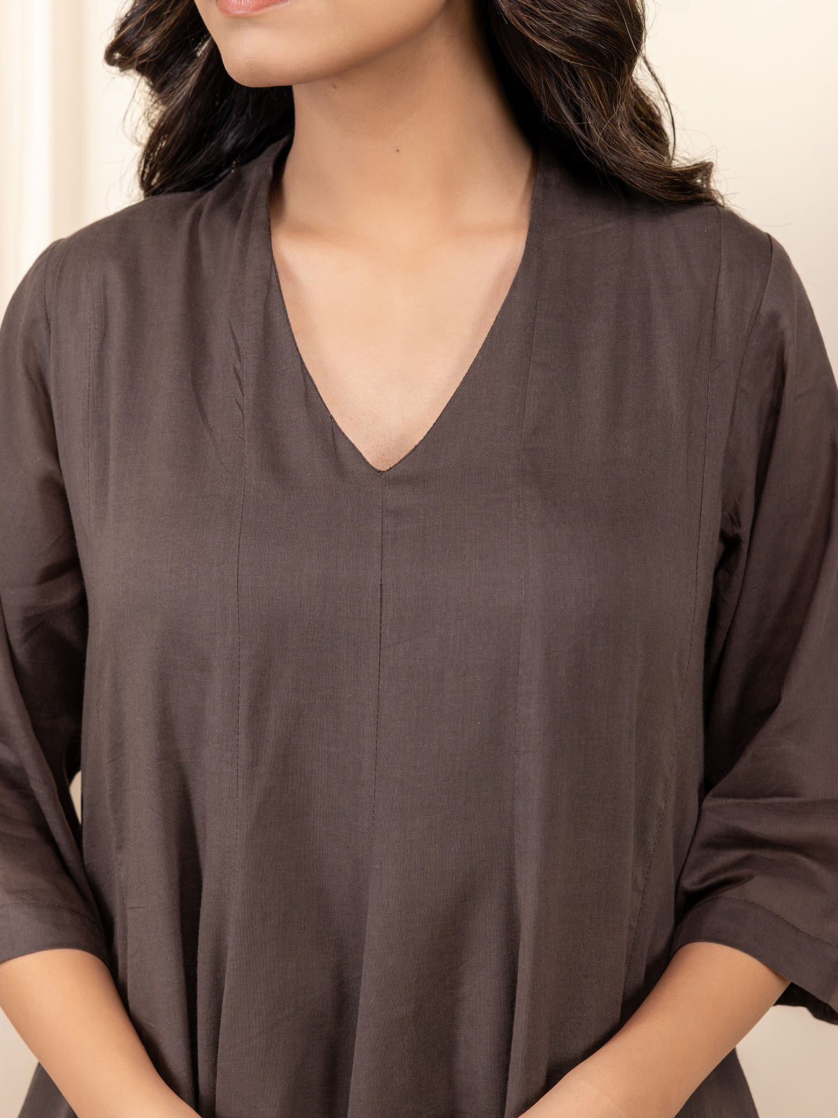 Dark Chocolate Voile Dress