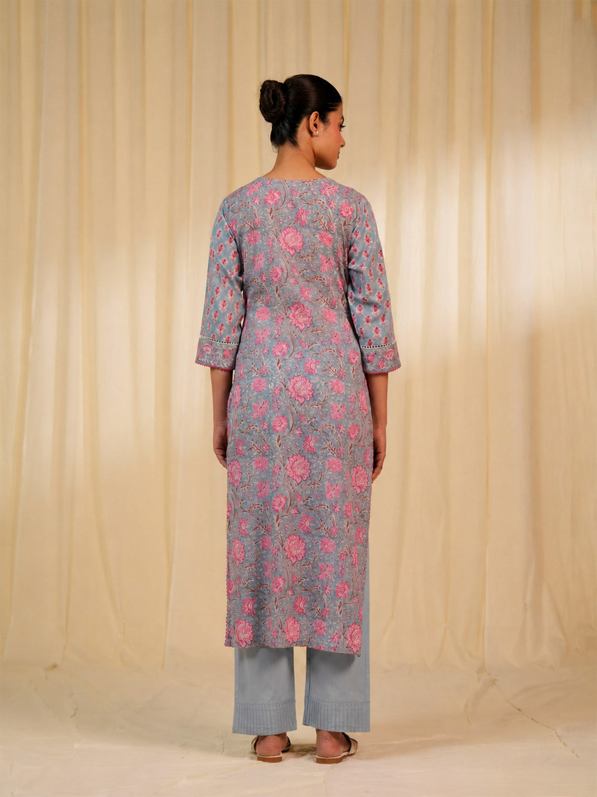Faguni Jaal Cotton Kurta