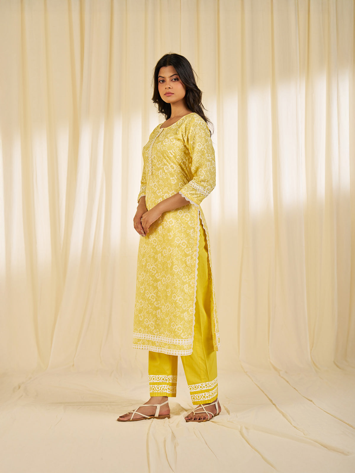 Haldi Cotton Kurta