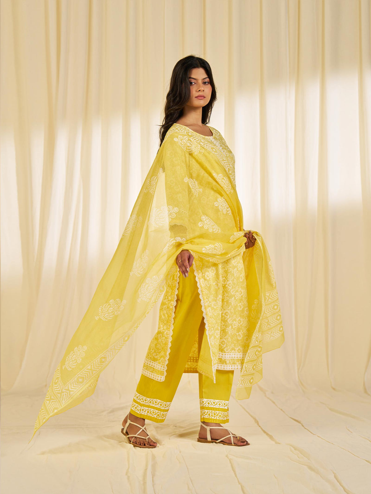 Haldi Kota Dupatta