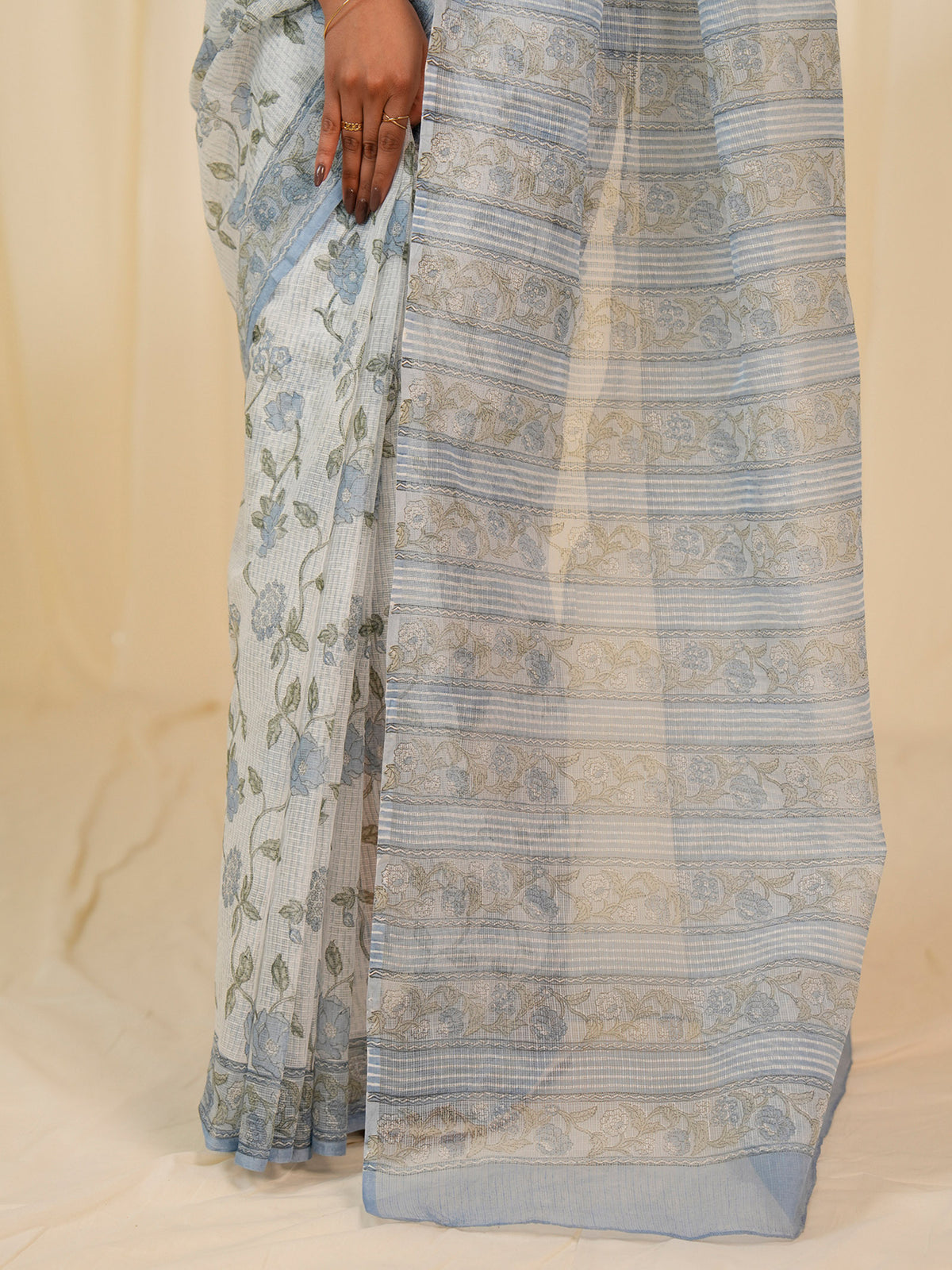 Icy Thread Kota Saree
