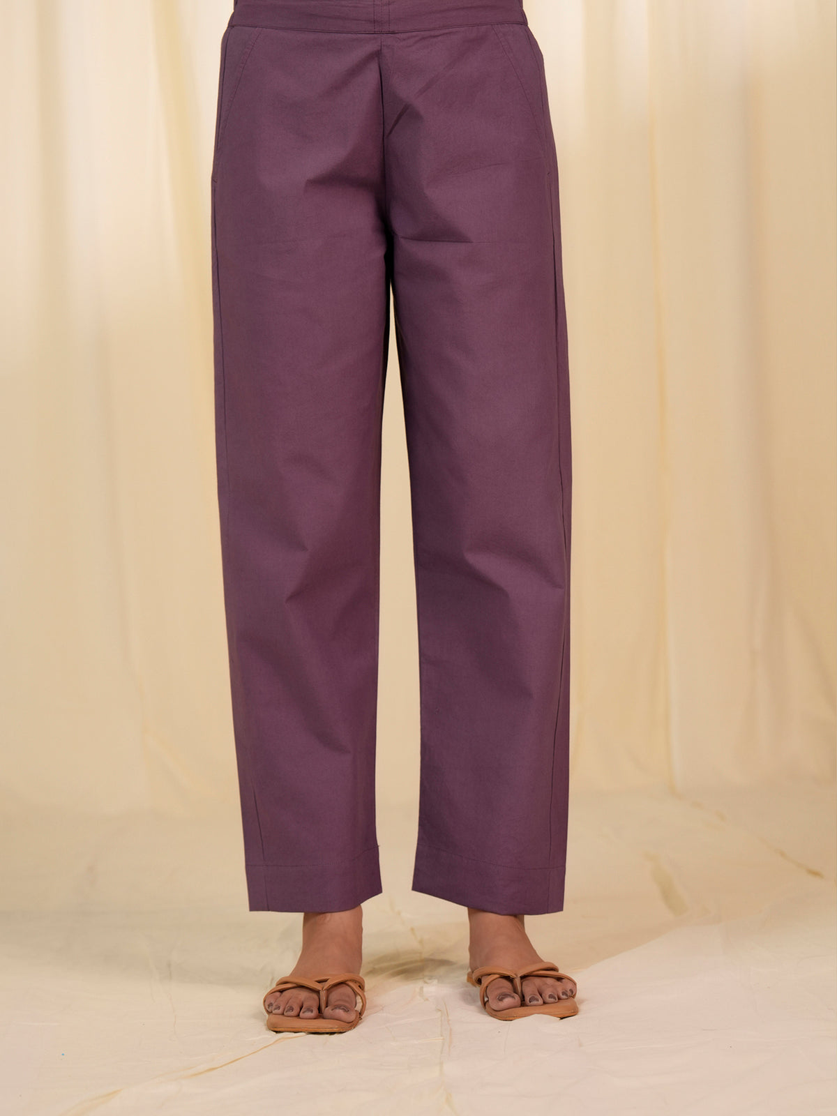 Jamun Cotton Straight Pants