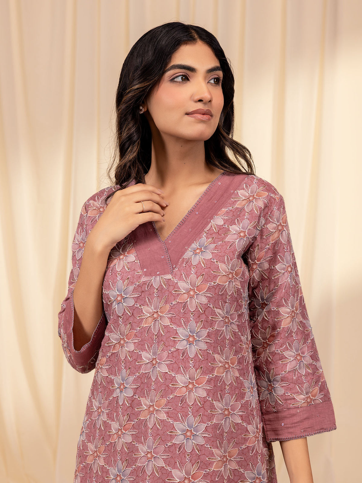 Jellyfish Chanderi Kurta