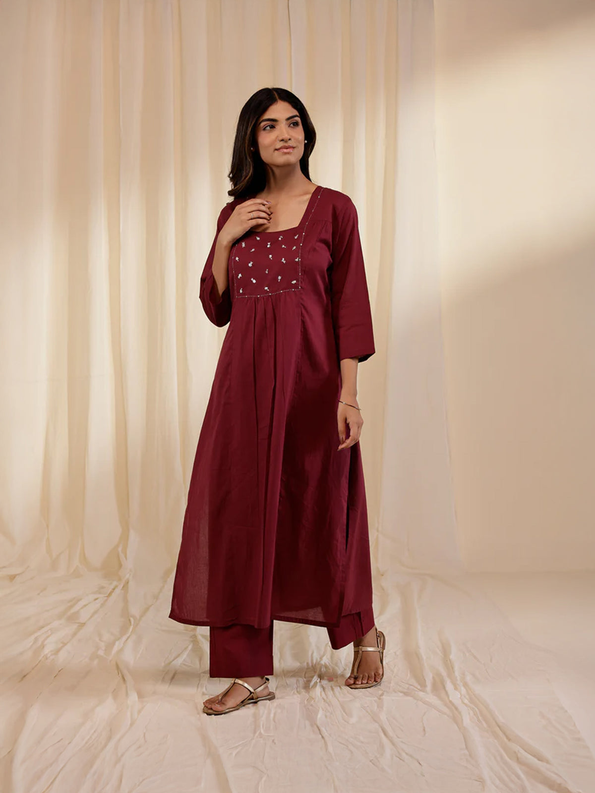 Gulbahar Voile Kurta