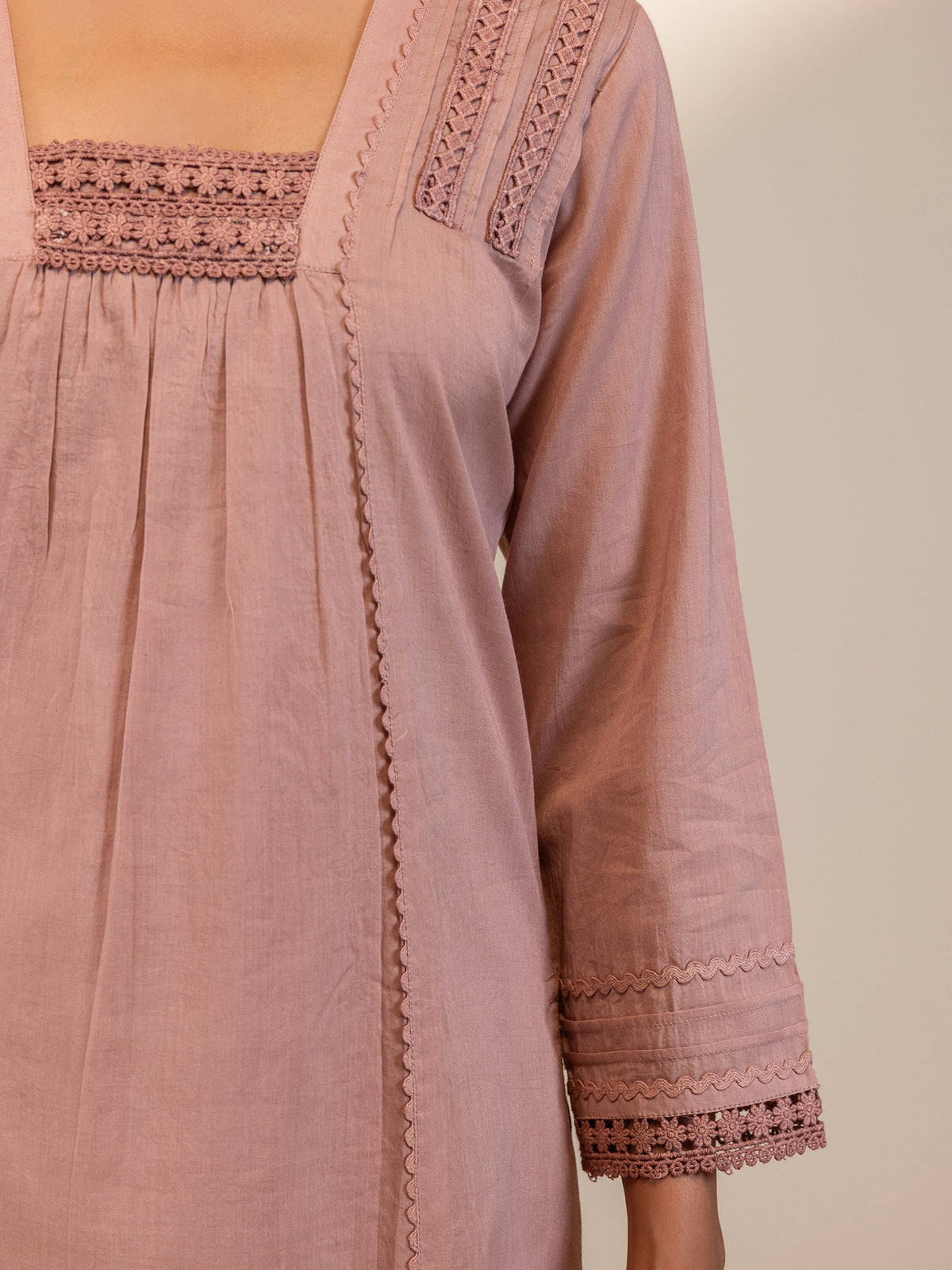 Bold And Beautiful Voile Kurta - (Plain)
