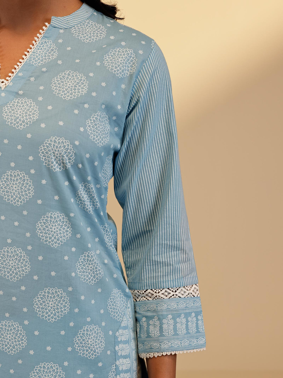 Spin Wheel Cotton Kurta