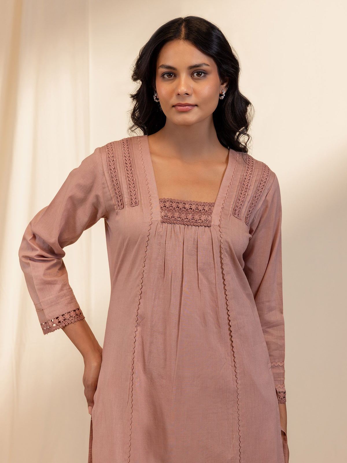 Bold And Beautiful Voile Kurta - (Plain)