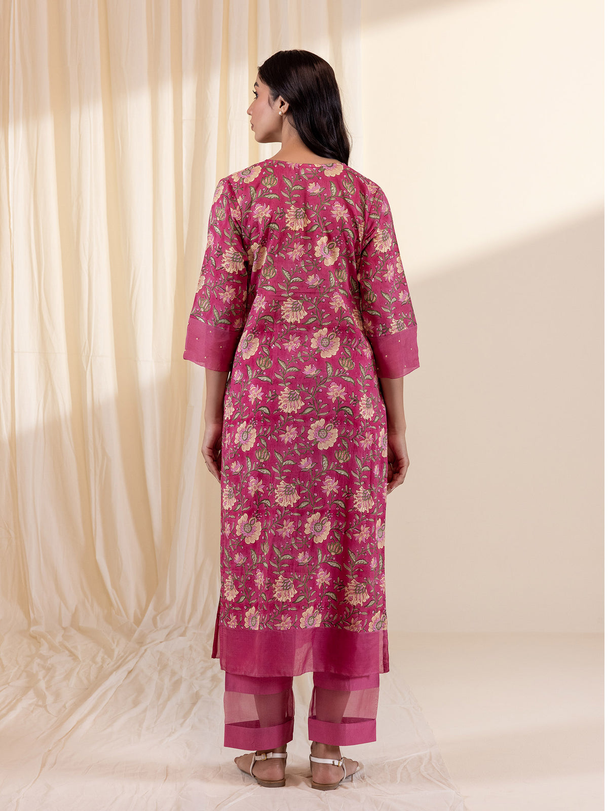 Pink Poison Voile Kurta