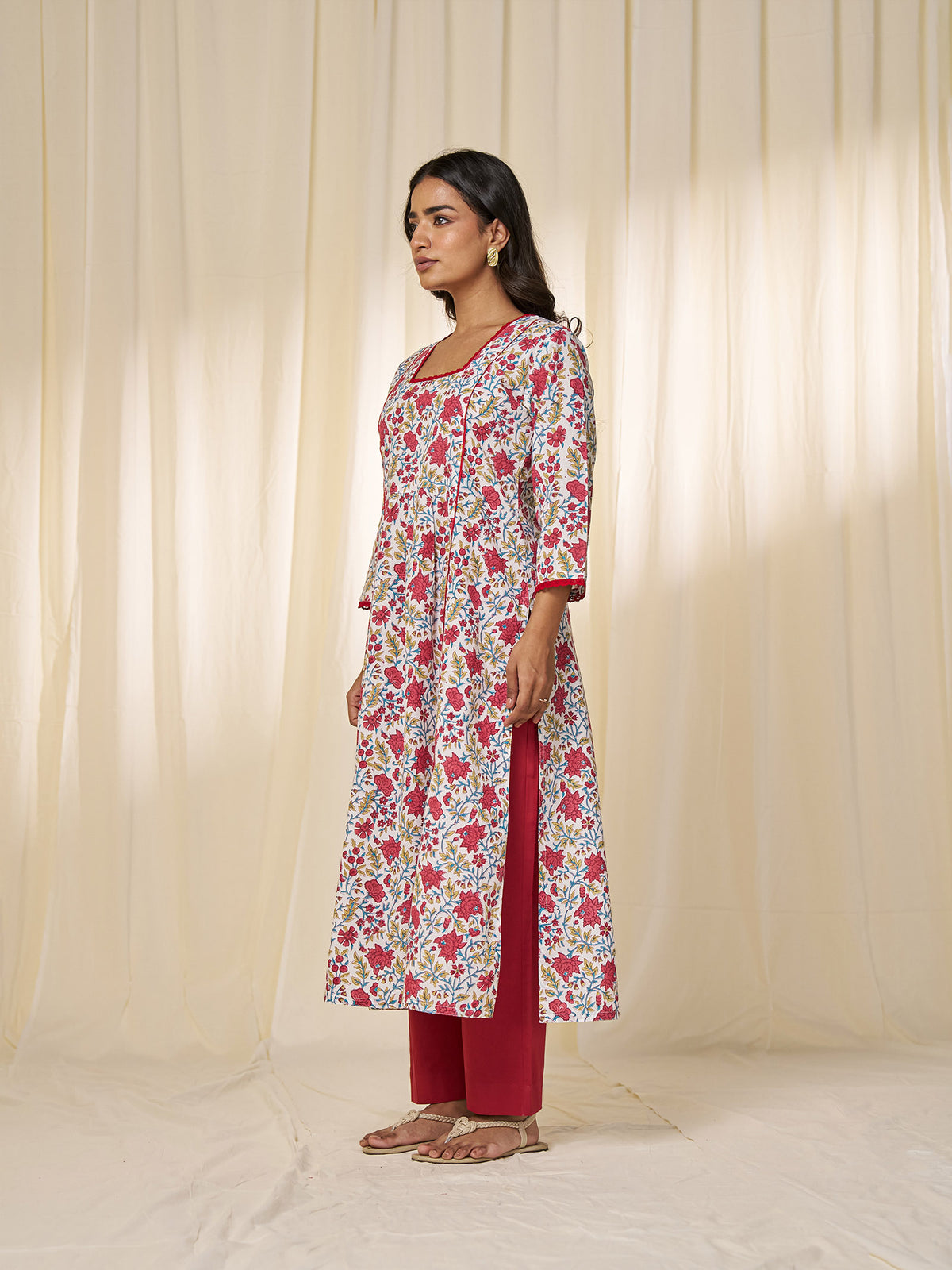 Kumkum Cotton Kurta