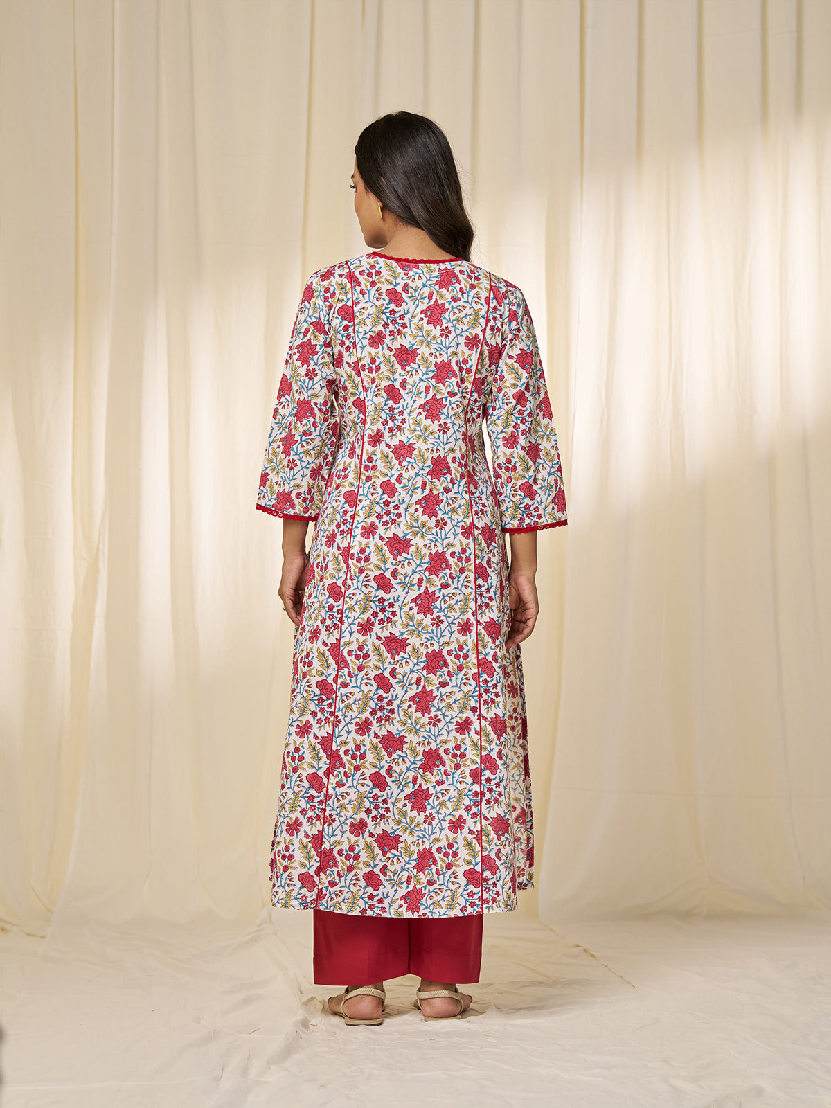 Kumkum Cotton Kurta