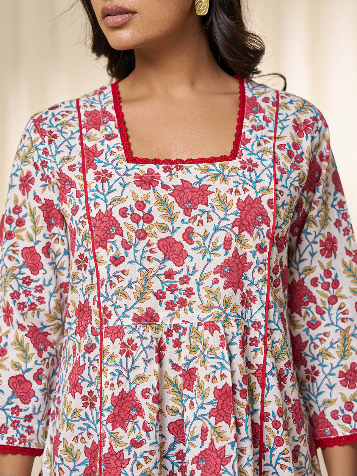 Kumkum Cotton Kurta
