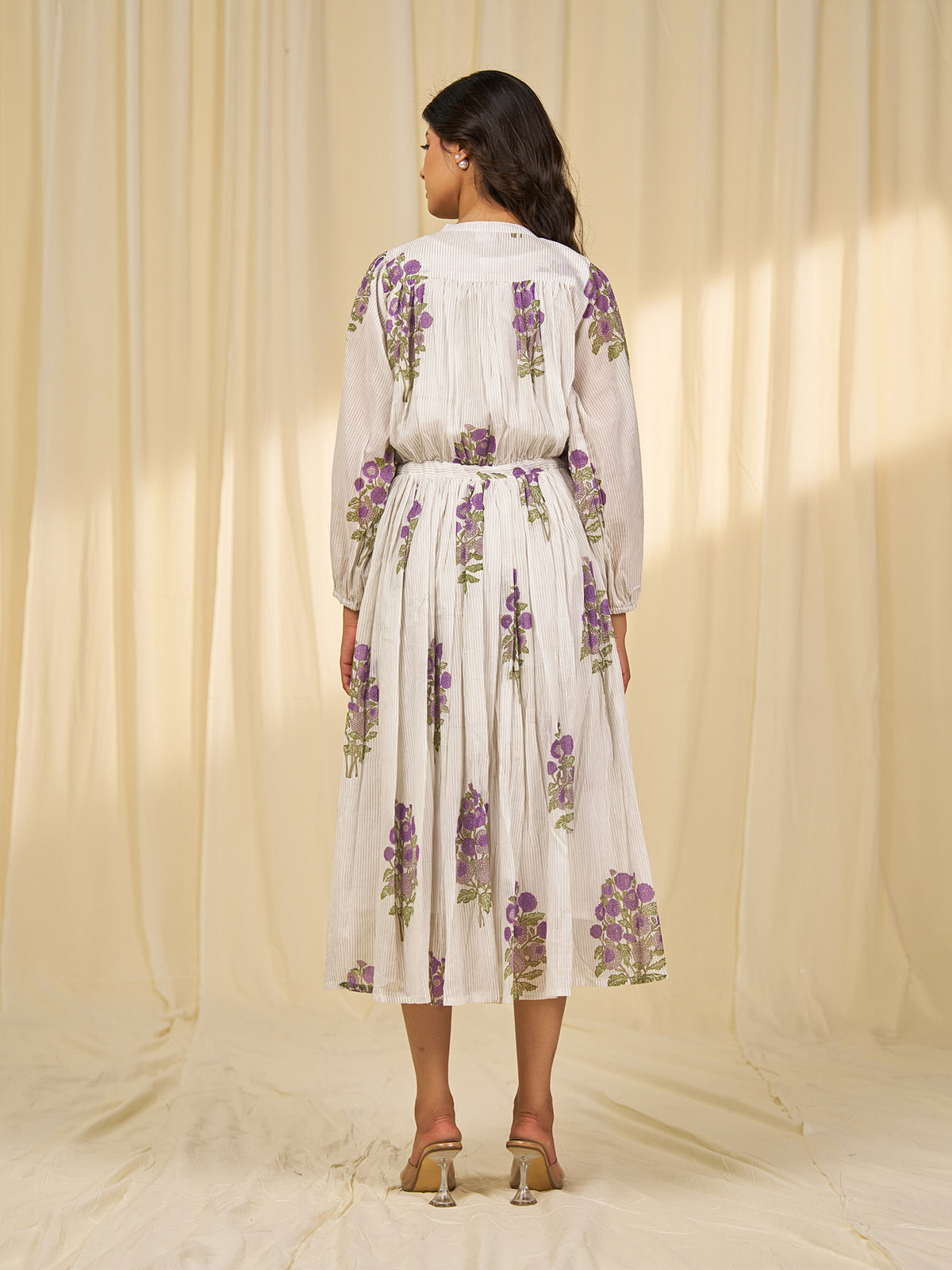 Lilac Primrose Voile Dress (Set Of 2)