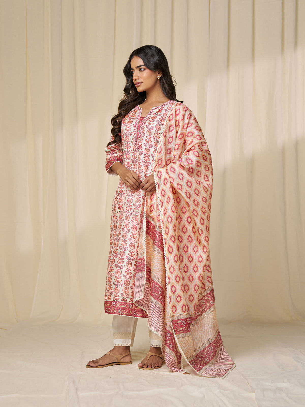 Narangi Bagh Tussar Silk Kurta