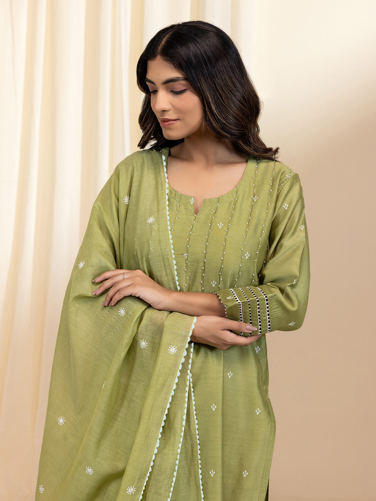 Nawabi Bagh Chanderi Dupatta
