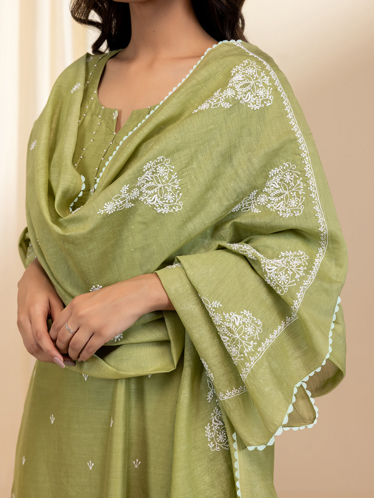 Nawabi Bagh Chanderi Dupatta