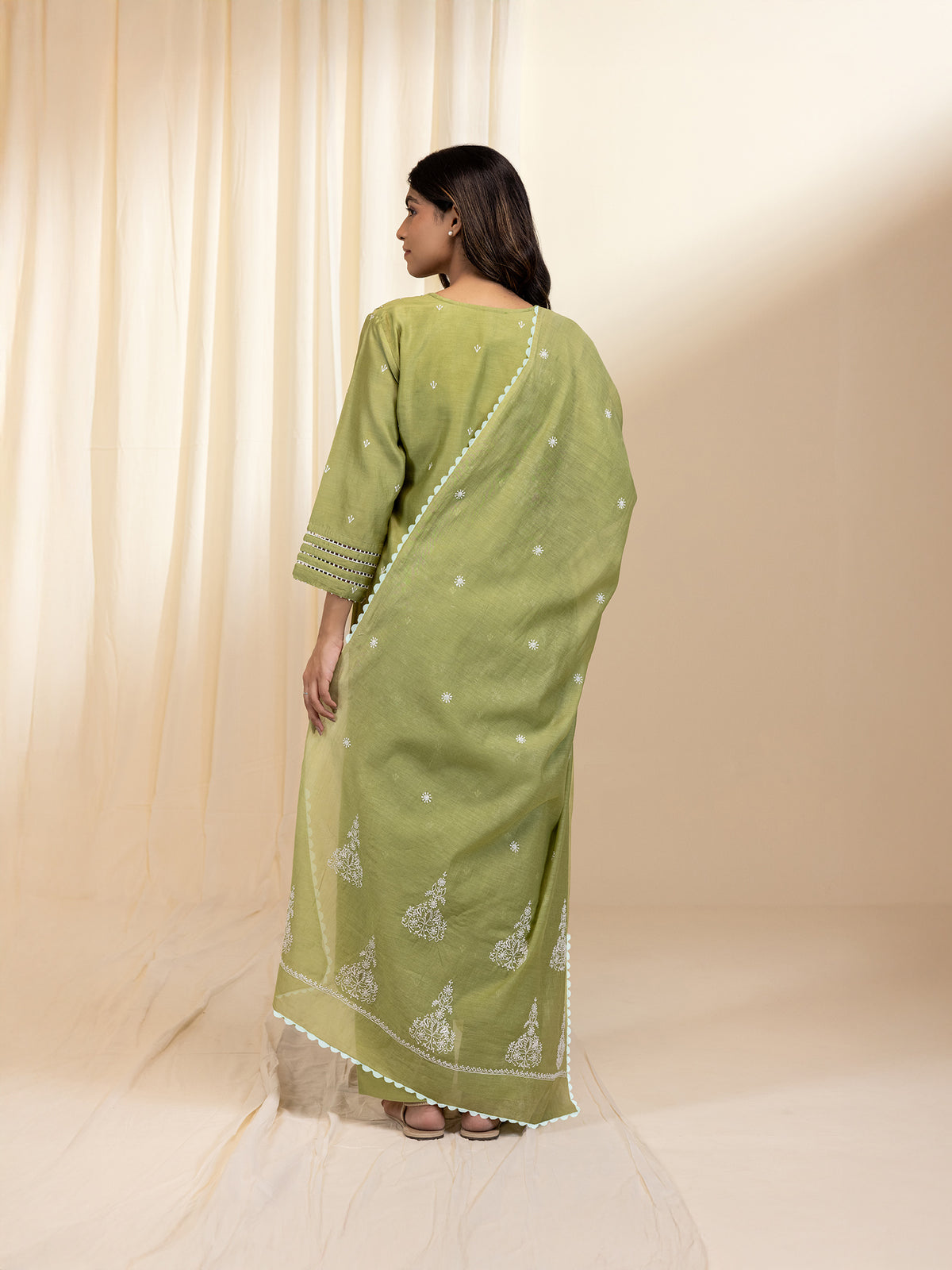 Nawabi Bagh Chanderi Dupatta